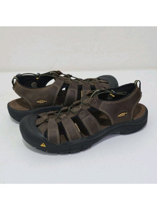 KEEN Newport Brown Leather Outdoor Sandal Men\'s Size 16 US (NWOB) main image 7